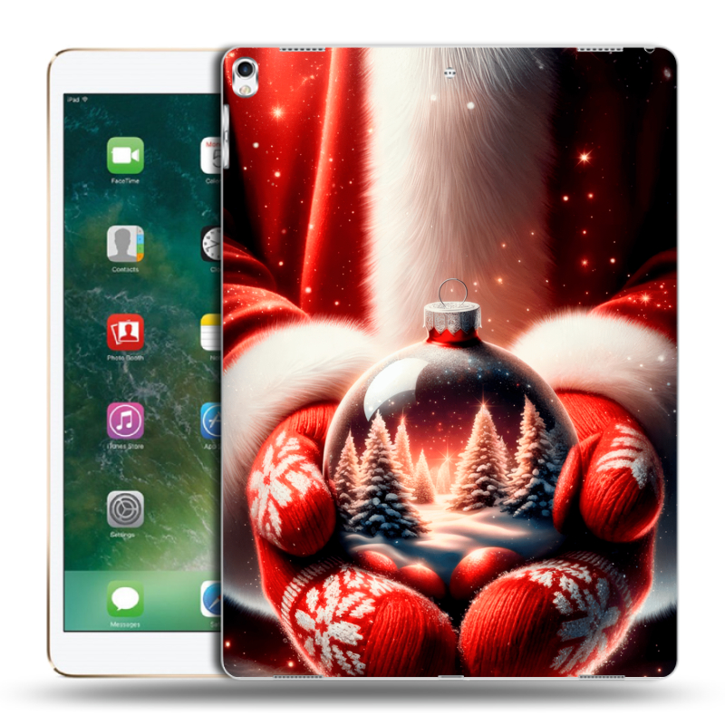 Силиконовый чехол на Ipad Pro 12.9 (2017) с принтом Новый год Силиконовый чехол на Ipad Pro 12.9 (2017) с принтом Новый год