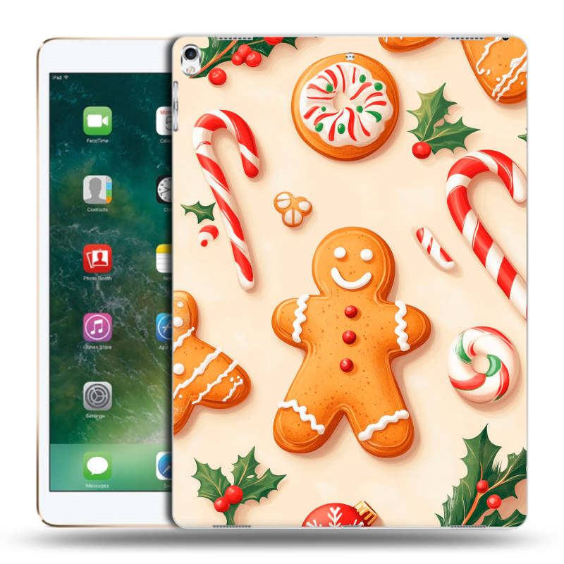 Силиконовый чехол на Ipad Pro 12.9 (2017) с принтом Новый год Силиконовый чехол на Ipad Pro 12.9 (2017) с принтом Новый год