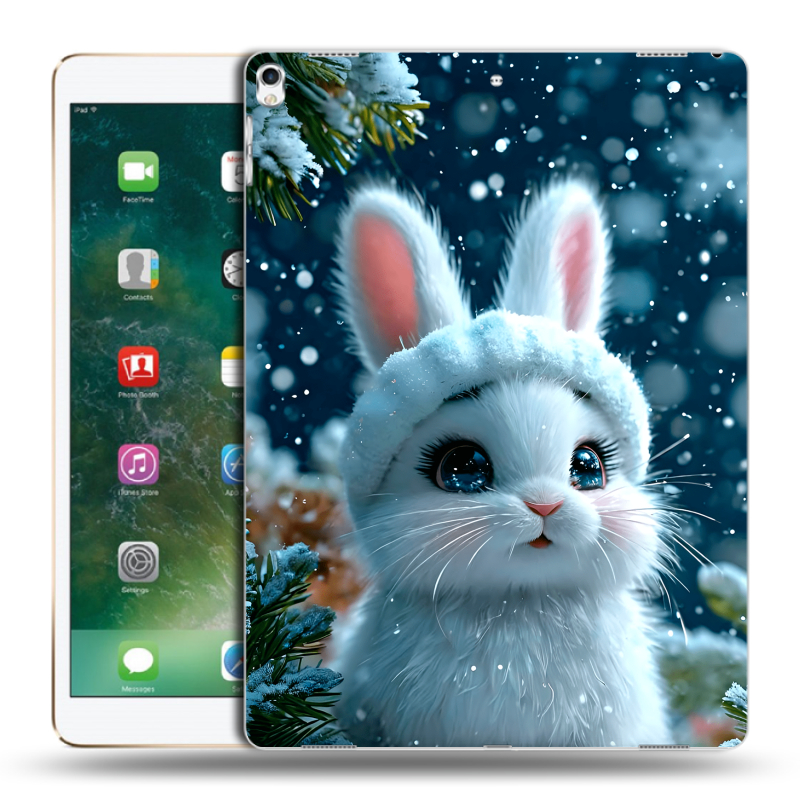Силиконовый чехол на Ipad Pro 12.9 (2017) с принтом Новый год Силиконовый чехол на Ipad Pro 12.9 (2017) с принтом Новый год