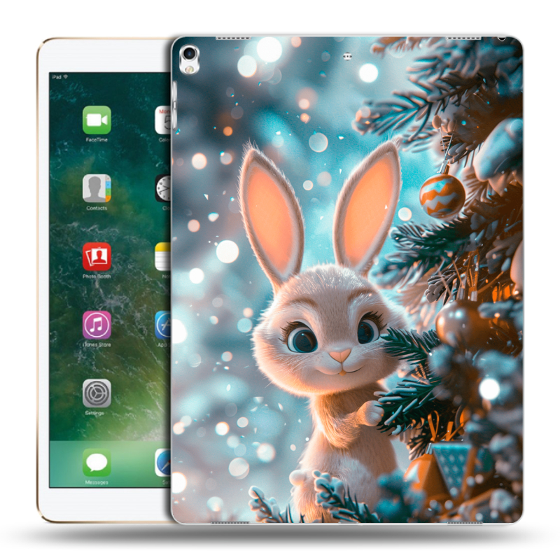Силиконовый чехол на Ipad Pro 12.9 (2017) с принтом Новый год Силиконовый чехол на Ipad Pro 12.9 (2017) с принтом Новый год