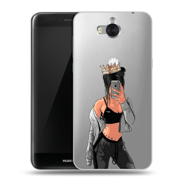 Силиконовый чехол на Huawei Y5 (2017) с принтом Женские принты Силиконовый чехол на Huawei Y5 (2017) с принтом Женские принты