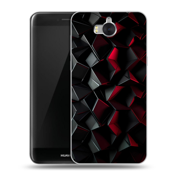 Силиконовый чехол на Huawei Y5 (2017) с принтом Абстракция Силиконовый чехол на Huawei Y5 (2017) с принтом Абстракция