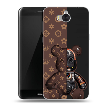 Силиконовый чехол на Huawei Y5 (2017) с принтом Луи робот Силиконовый чехол на Huawei Y5 (2017) с принтом Луи робот