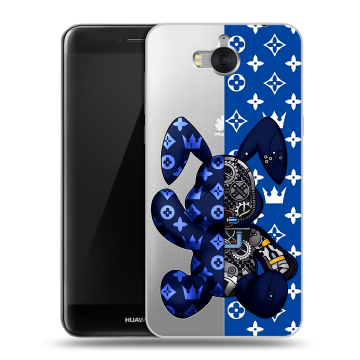 Силиконовый чехол на Huawei Y5 (2017) с принтом Луи робот