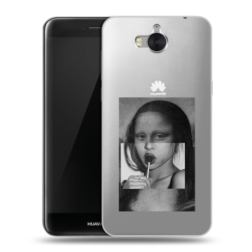 Силиконовый чехол на Huawei Y5 (2017) с принтом Мона Лиза