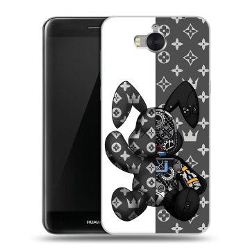 Силиконовый чехол на Huawei Y5 (2017) с принтом Луи робот Силиконовый чехол на Huawei Y5 (2017) с принтом Луи робот