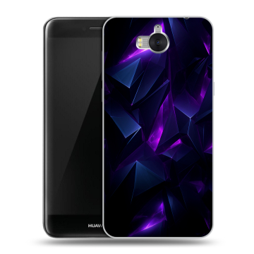 Силиконовый чехол на Huawei Y5 (2017) с принтом Абстракиция