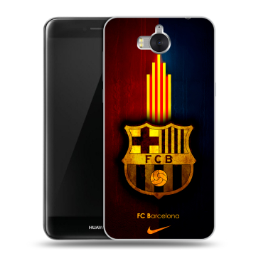 Силиконовый чехол на Huawei Y5 (2017) с принтом Барселона Barcelona