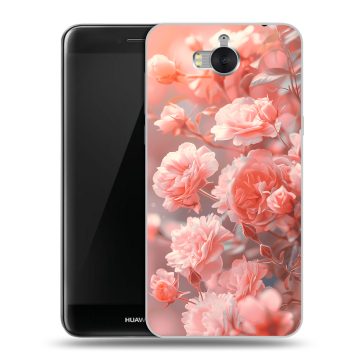Силиконовый чехол на Huawei Y5 (2017) с принтом Розы цветы Силиконовый чехол на Huawei Y5 (2017) с принтом Розы цветы