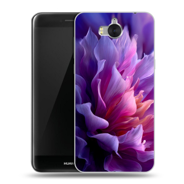 Силиконовый чехол на Huawei Y5 (2017) с принтом женский цветы Силиконовый чехол на Huawei Y5 (2017) с принтом женский цветы