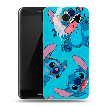 Силиконовый чехол на Huawei Y5 (2017) с принтом Лило и Стич