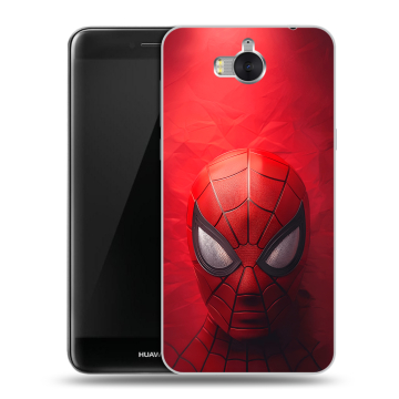 Силиконовый чехол на Huawei Y5 (2017) с принтом Spiderman Человек паук Силиконовый чехол на Huawei Y5 (2017) с принтом Spiderman Человек паук
