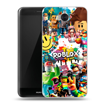 Силиконовый чехол на Huawei Y5 (2017) с принтом Roblox Роблокс Силиконовый чехол на Huawei Y5 (2017) с принтом Roblox Роблокс