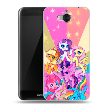 Силиконовый чехол на Huawei Y5 (2017) с принтом My little pony Дружба чудо Силиконовый чехол на Huawei Y5 (2017) с принтом My little pony Дружба чудо