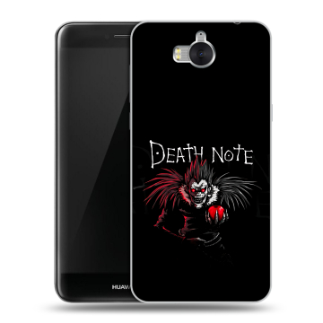Силиконовый чехол на Huawei Y5 (2017) с принтом Death note Тетрадь смерти Силиконовый чехол на Huawei Y5 (2017) с принтом Death note Тетрадь смерти