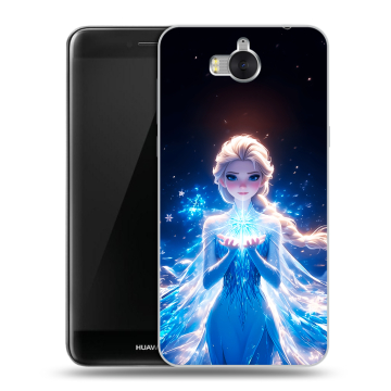 Силиконовый чехол на Huawei Y5 (2017) с принтом Холодное сердце Frozen Силиконовый чехол на Huawei Y5 (2017) с принтом Холодное сердце Frozen