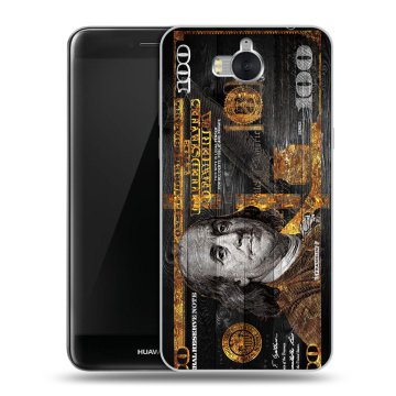 Силиконовый чехол на Huawei Y5 (2017) с принтом Доллар деньги