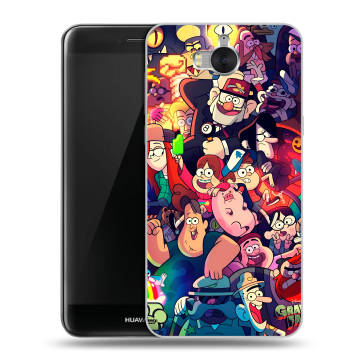 Силиконовый чехол на Huawei Y5 (2017) с принтом Gravity Falls Гравити Фолз