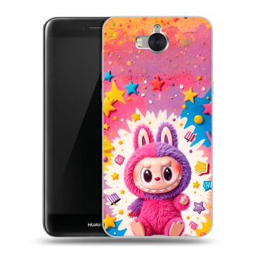 Силиконовый чехол на Huawei Y5 (2017) с принтом Labubu Лабубу Силиконовый чехол на Huawei Y5 (2017) с принтом Labubu Лабубу