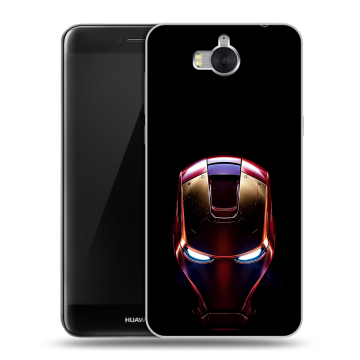 Силиконовый чехол на Huawei Y5 (2017) с принтом IronMan Железный человек Силиконовый чехол на Huawei Y5 (2017) с принтом IronMan Железный человек