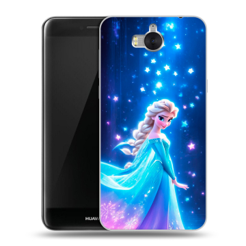 Силиконовый чехол на Huawei Y5 (2017) с принтом Холодное сердце Frozen Силиконовый чехол на Huawei Y5 (2017) с принтом Холодное сердце Frozen