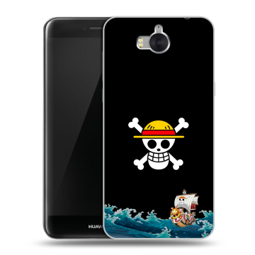 Силиконовый чехол на Huawei Y5 (2017) с принтом One Piece Ван Пис Силиконовый чехол на Huawei Y5 (2017) с принтом One Piece Ван Пис