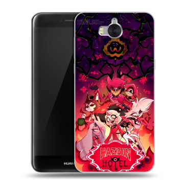 Силиконовый чехол на Huawei Y5 (2017) с принтом Hazbin Hotel Отель Хазбин Силиконовый чехол на Huawei Y5 (2017) с принтом Hazbin Hotel Отель Хазбин