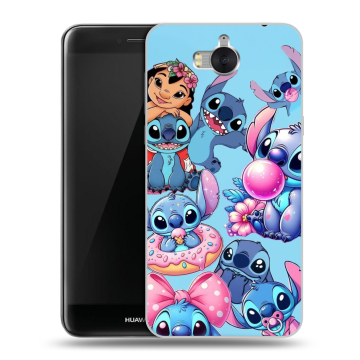 Силиконовый чехол на Huawei Y5 (2017) с принтом Лило и Стич