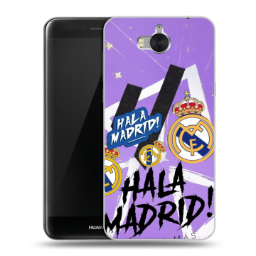 Силиконовый чехол на Huawei Y5 (2017) с принтом Real Madrid Реал Мадрид Силиконовый чехол на Huawei Y5 (2017) с принтом Real Madrid Реал Мадрид