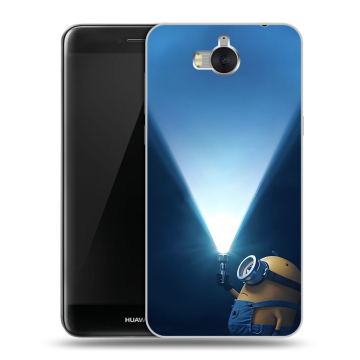 Силиконовый чехол на Huawei Y5 (2017) с принтом Миньоны Силиконовый чехол на Huawei Y5 (2017) с принтом Миньоны