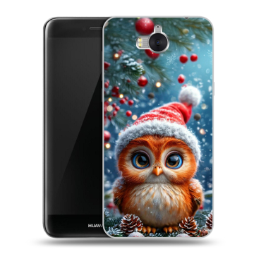 Силиконовый чехол на Huawei Y5 (2017) с принтом Новый год Силиконовый чехол на Huawei Y5 (2017) с принтом Новый год