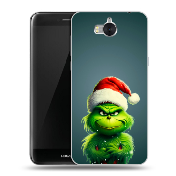 Силиконовый чехол на Huawei Y5 (2017) с принтом Новый год Силиконовый чехол на Huawei Y5 (2017) с принтом Новый год