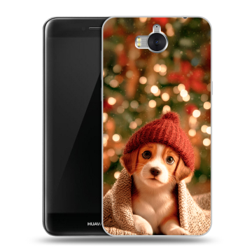 Силиконовый чехол на Huawei Y5 (2017) с принтом Новый год Силиконовый чехол на Huawei Y5 (2017) с принтом Новый год
