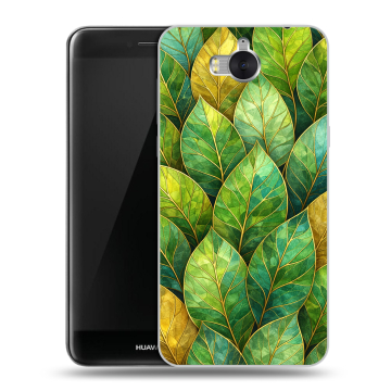 Силиконовый чехол на Huawei Y5 (2017) с принтом женский