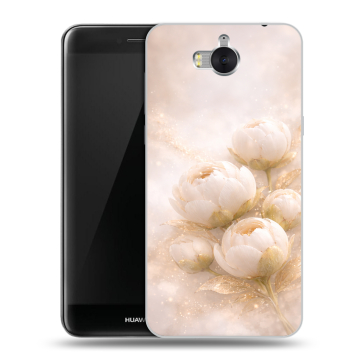 Силиконовый чехол на Huawei Y5 (2017) с принтом женский