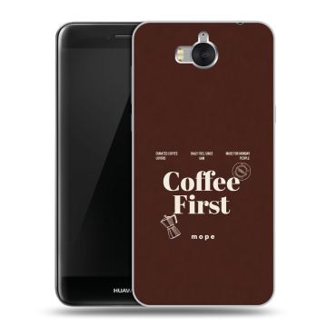 Силиконовый чехол на Huawei Y5 (2017) с принтом женский