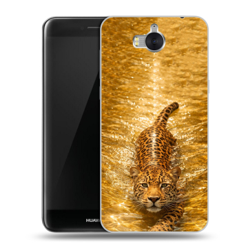 Силиконовый чехол на Huawei Y5 (2017) с принтом женский