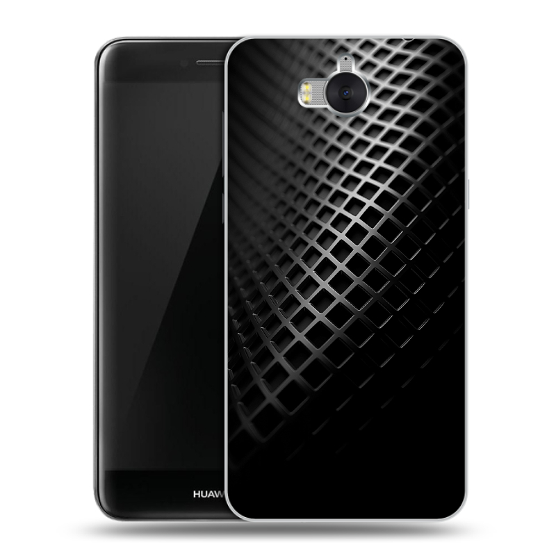 Пластиковый чехол на Huawei Y5 (2017) с принтом Текстура металла Пластиковый чехол на Huawei Y5 (2017) с принтом Текстура металла