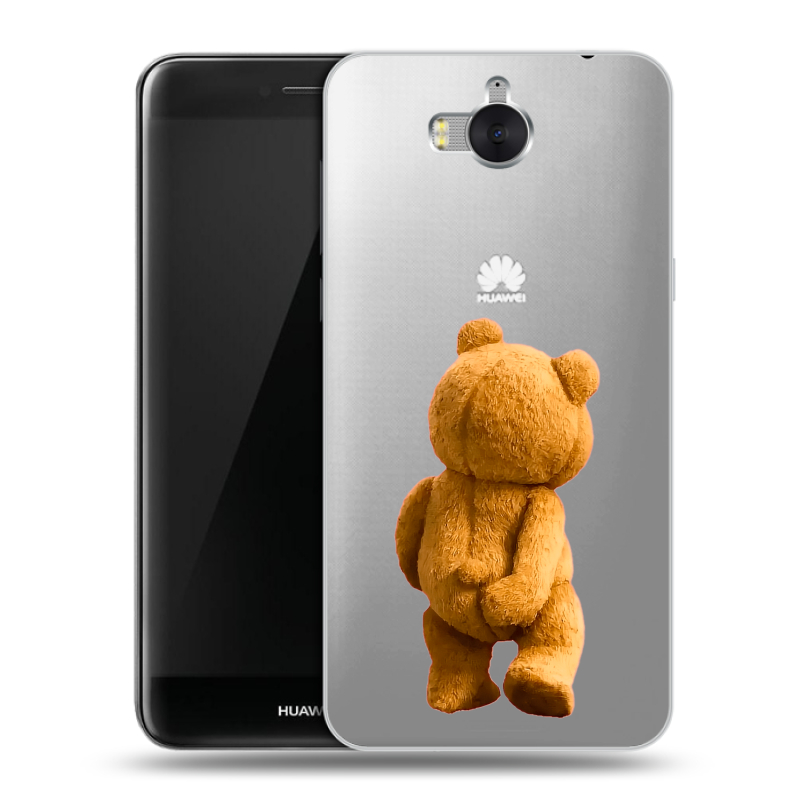 Пластиковый чехол на Huawei Y5 (2017) с принтом Медведь Пластиковый чехол на Huawei Y5 (2017) с принтом Медведь