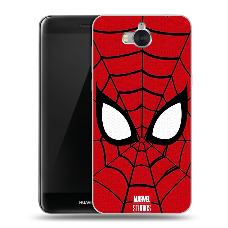 Пластиковый чехол на Huawei Y5 (2017) с принтом человек паук spiderman Пластиковый чехол на Huawei Y5 (2017) с принтом человек паук spiderman