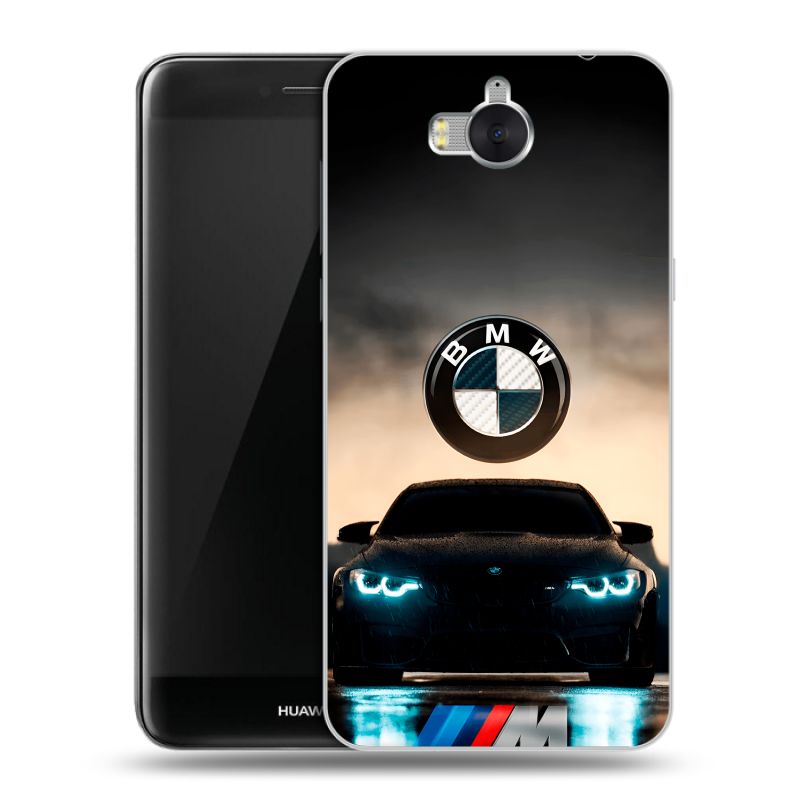 Пластиковый чехол на Huawei Y5 (2017) с принтом БМВ BMW Пластиковый чехол на Huawei Y5 (2017) с принтом БМВ BMW