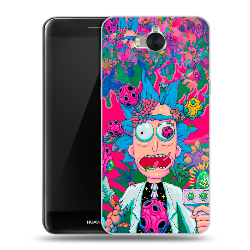 Пластиковый чехол на Huawei Y5 (2017) с принтом Рик и Морти Rick Morty Пластиковый чехол на Huawei Y5 (2017) с принтом Рик и Морти Rick Morty