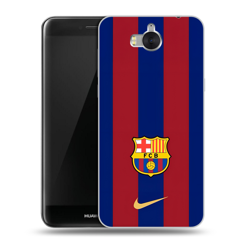 Силиконовый чехол на Huawei Y5 (2017) с принтом Барселона Barcelona Силиконовый чехол на Huawei Y5 (2017) с принтом Барселона Barcelona