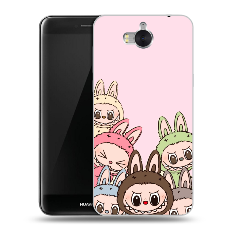 Силиконовый чехол на Huawei Y5 (2017) с принтом Лабубу Силиконовый чехол на Huawei Y5 (2017) с принтом Лабубу
