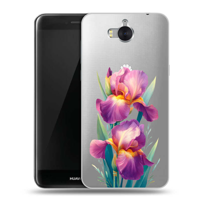 Пластиковый чехол на Huawei Y5 (2017) с принтом Цветы орхидеи Пластиковый чехол на Huawei Y5 (2017) с принтом Цветы орхидеи