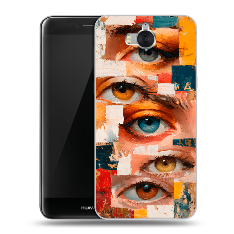 Силиконовый чехол на Huawei Y5 (2017) с принтом Модный принт Силиконовый чехол на Huawei Y5 (2017) с принтом Модный принт