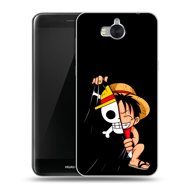 Силиконовый чехол на Huawei Y5 (2017) с принтом One Piece Ван Пис Силиконовый чехол на Huawei Y5 (2017) с принтом One Piece Ван Пис