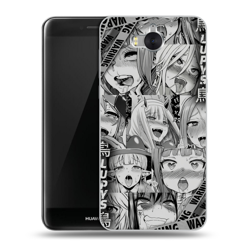 Силиконовый чехол на Huawei Y5 (2017) с принтом Ahegao Ахегао Аниме Силиконовый чехол на Huawei Y5 (2017) с принтом Ahegao Ахегао Аниме