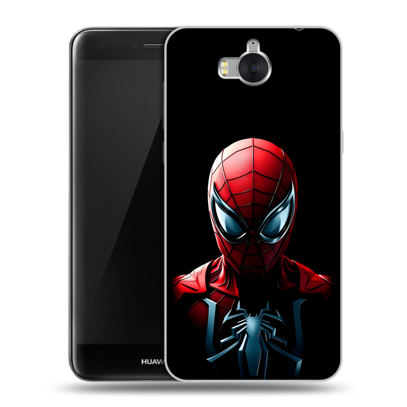 Пластиковый чехол на Huawei Y5 (2017) с принтом Spiderman Человек паук Пластиковый чехол на Huawei Y5 (2017) с принтом Spiderman Человек паук