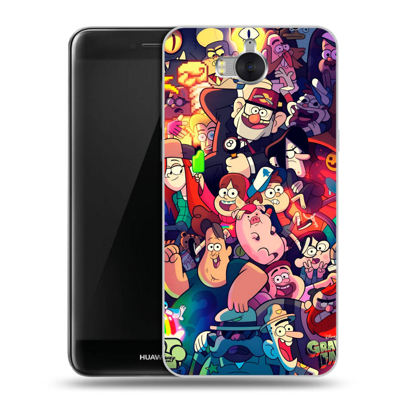 Силиконовый чехол на Huawei Y5 (2017) с принтом Gravity Falls Гравити Фолз Силиконовый чехол на Huawei Y5 (2017) с принтом Gravity Falls Гравити Фолз